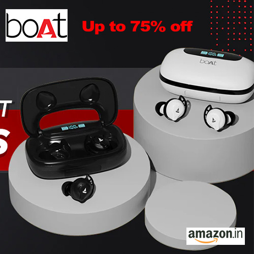 Boat Headphones-Amazon 75 off Coupon Saver